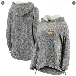 Fisll Los Angeles Lakers hoodie. Womens Size XL. Hood lined in sherpa